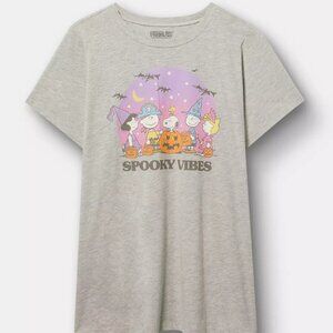 ❤️NWT TORRID TEE - PEANUTS SPOOKY VIBES - SNOOPY HALLOWEEN - PLUS SIZE